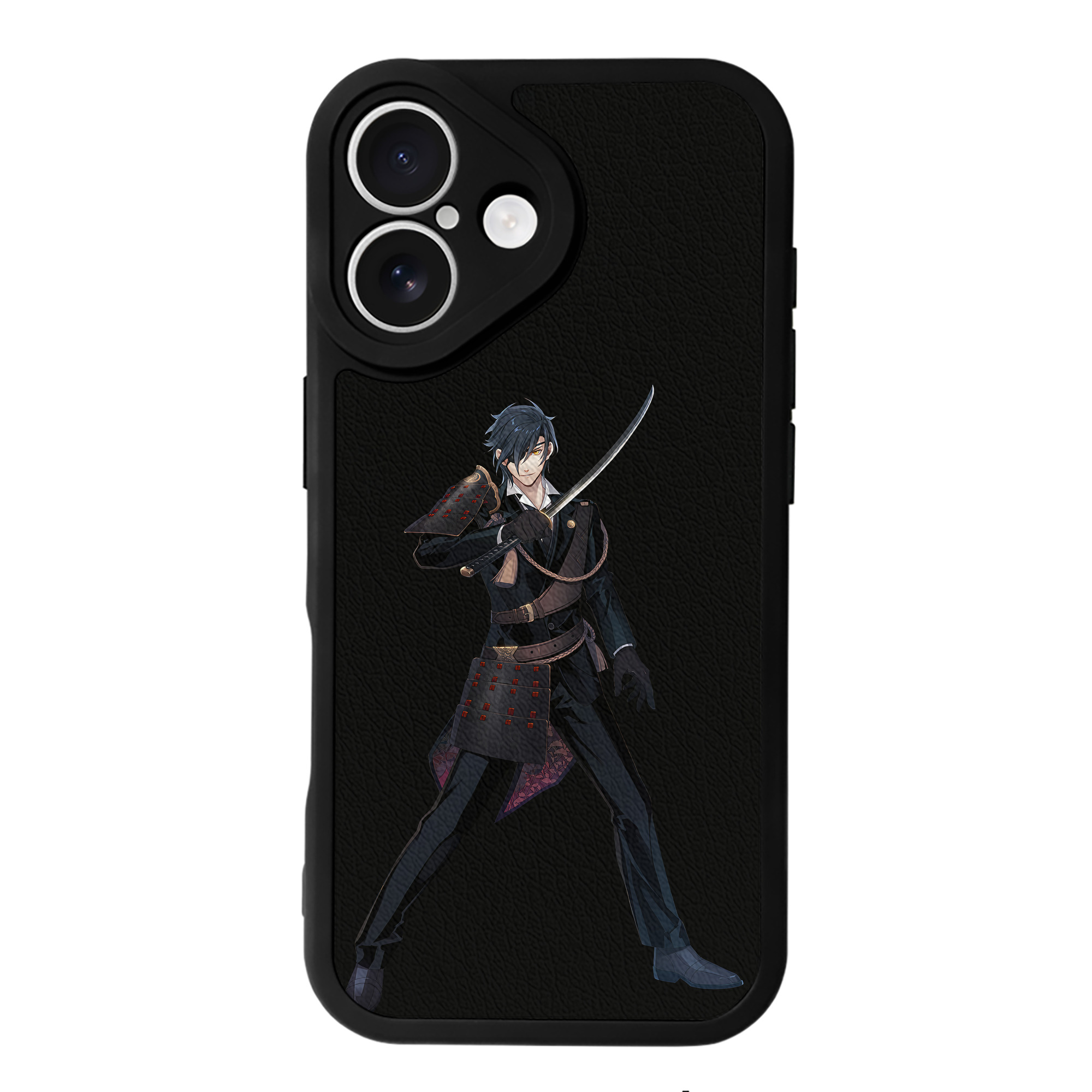 （画像用） 刀剣乱舞 Touken Ranbu 【iPhone 16シリーズ対応】シリコンスマホケース（レザー調） 材質：シリコン